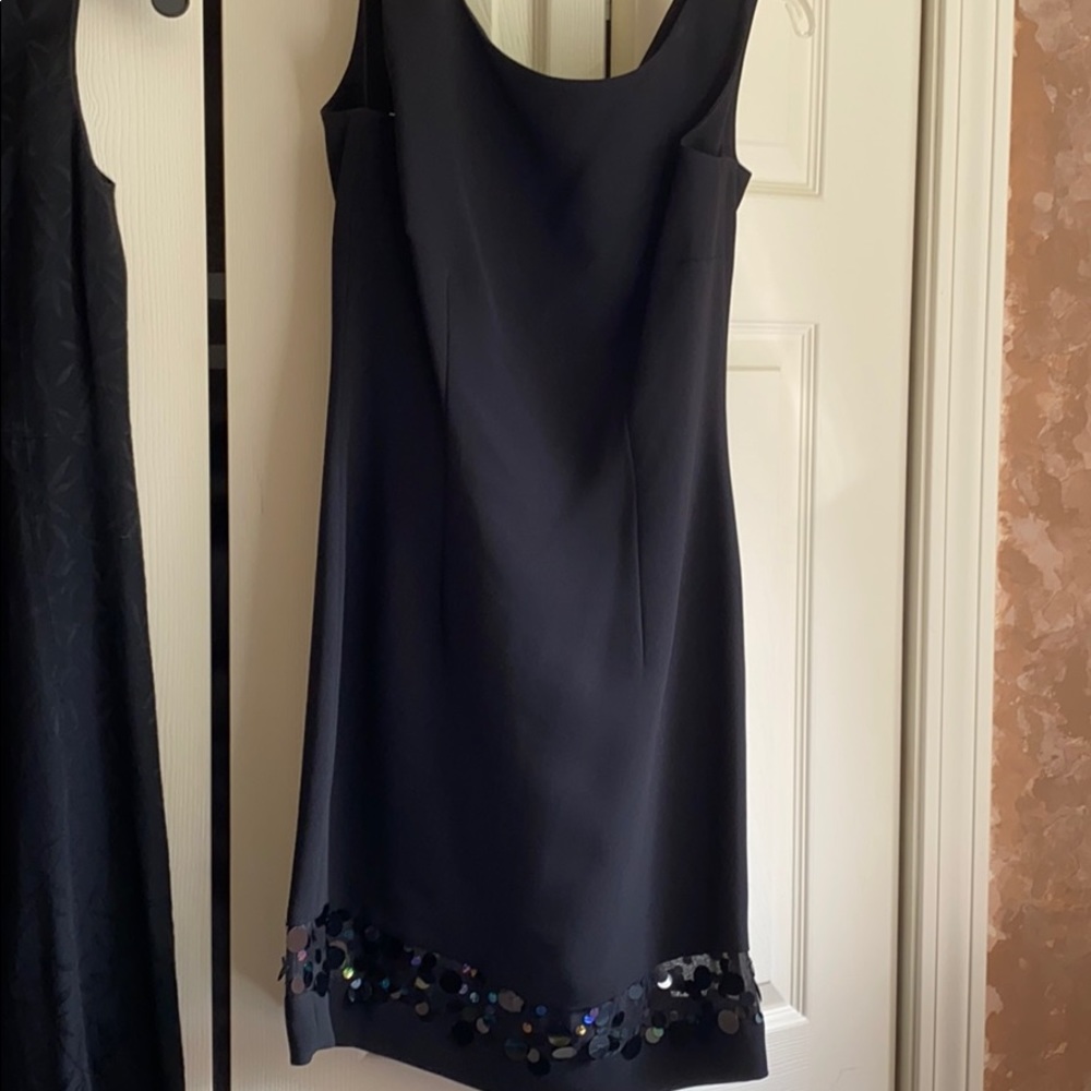 Sleeveless black dress